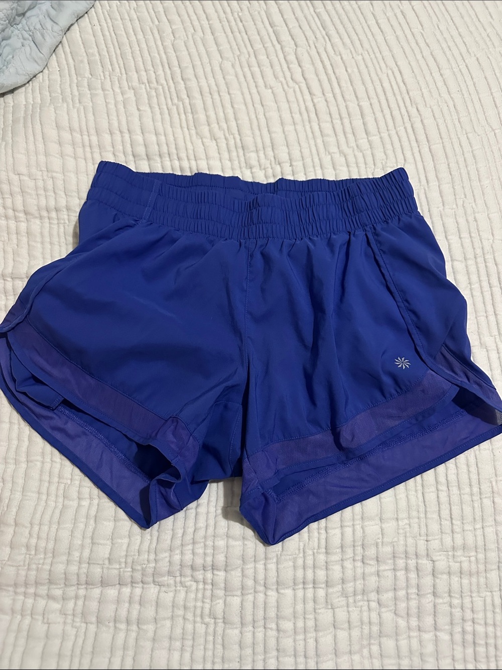 Athleta Deep Blue Athletic Running Shorts